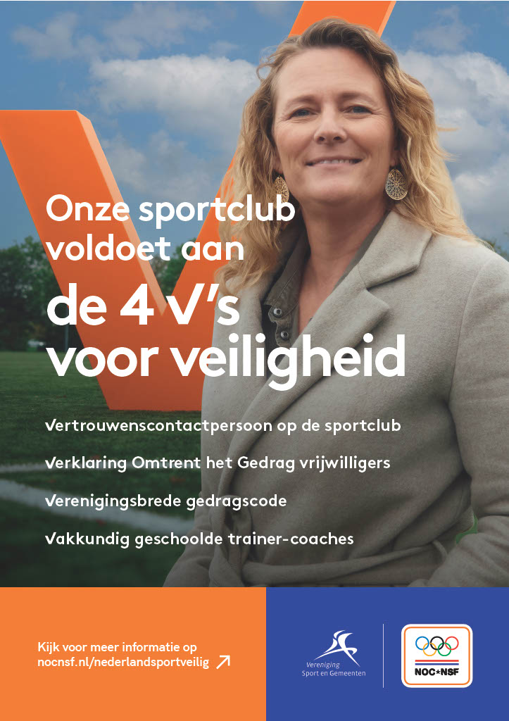 Poster de 4 V's voor veiligheid